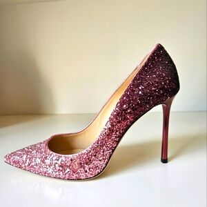 Jimmy Choo's - Romy - Pink Bordeaux ombre - 39 1/2